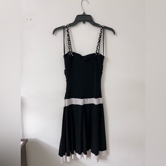 Vintage Y2K Algo petite Black and White Dress 2 - Picture 3 of 4